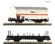 Fleischmann 6660042 - N - 2-tlg. Set Bauzug, SERSA, Ep. V